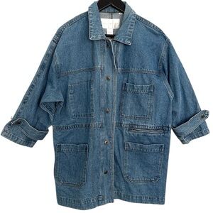 The Limited Vintage Denim Cotton 3/4 Sleeve Jacket Sz 8